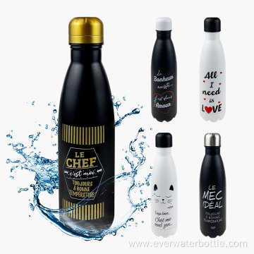 500ml Single Wall Silk Printing Cola Bottle